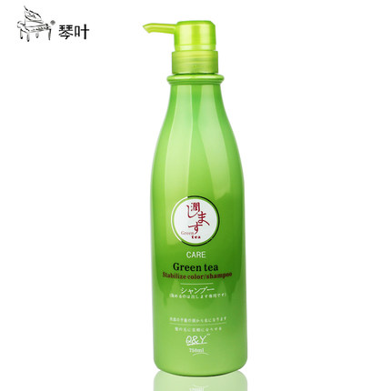 琴叶绿茶浓缩染后修护洗发蜜750ml护色锁色滋润洗发水