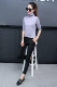 Áo sơ mi nữ tay dài Slim mùa đông hoang dã phiên bản Hàn Quốc cộng với áo thun nhung cao cổ ấm áp từ bi quần áo cỡ lớn mùa thu thủy triều áo phông dài tay Áo phông