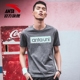 Áo thun nam tay ngắn Anta 2019 xuân mới xu hướng ngụy trang thoáng khí chữ thời trang nam thể thao giản dị - Áo phông thể thao áo ba lỗ thể thao nữ Áo phông thể thao