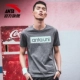 Áo thun nam tay ngắn Anta 2019 xuân mới xu hướng ngụy trang thoáng khí chữ thời trang nam thể thao giản dị - Áo phông thể thao