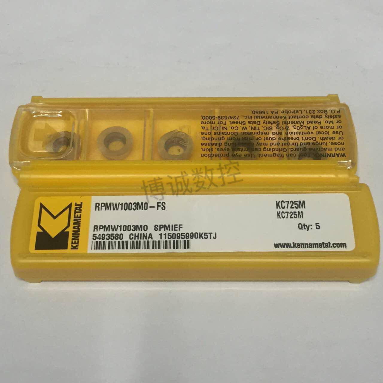 Kenna KENNAMETAL CNC milling cutter RPMW1003MO-FS KC725M(R5)