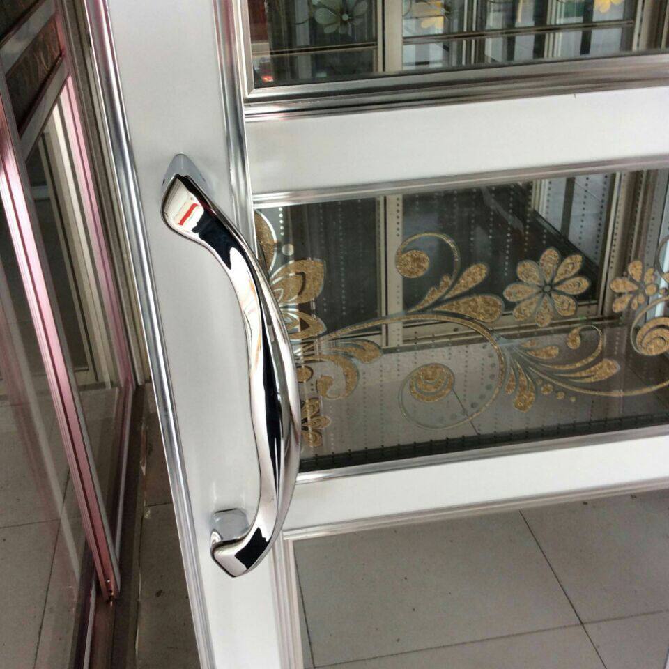 Aluminum new home door space aluminum glass door handle zinc alloy sliding door handle wooden door door