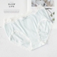 Mềm mại Nhật Bản jacquard tinh khiết cotton đồ lót ren bên thoải mái túi hông cao eo lớn kích thước ít lady tươi màu rắn - Nam giới quan sip nam Nam giới