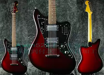 Customer custom Fenders JGS GRB Gun Metal Red Burst electric guitar