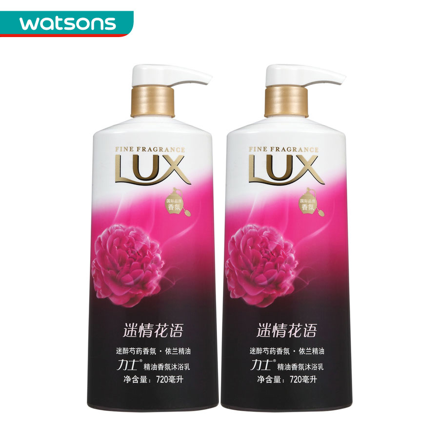【屈臣氏】组合价 力士精油香氛沐浴乳迷情花语720ml*2件