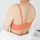 Nhật Bản ngực nhỏ cotton không có vòng thép bikini phần mỏng bra nữ mùa xuân và mùa hè từ vai dây đeo vest đáy quần lót đồ bơi Bikini