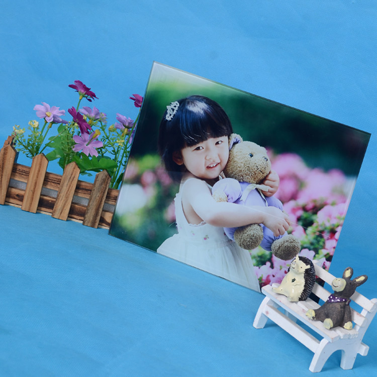 Glass crystal pendulum wedding photo personal photo maternity photo child photo custom photo frame