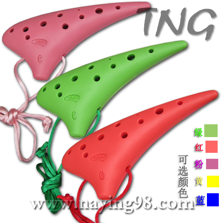 TNG 12 holes Tao flute SC tone AC resin pottery flute plastic plastic teaching tautes-Taobao