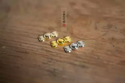 (Small gold ingot) Hanfu accessories metal buckle Hanfu female buckle three colors optional