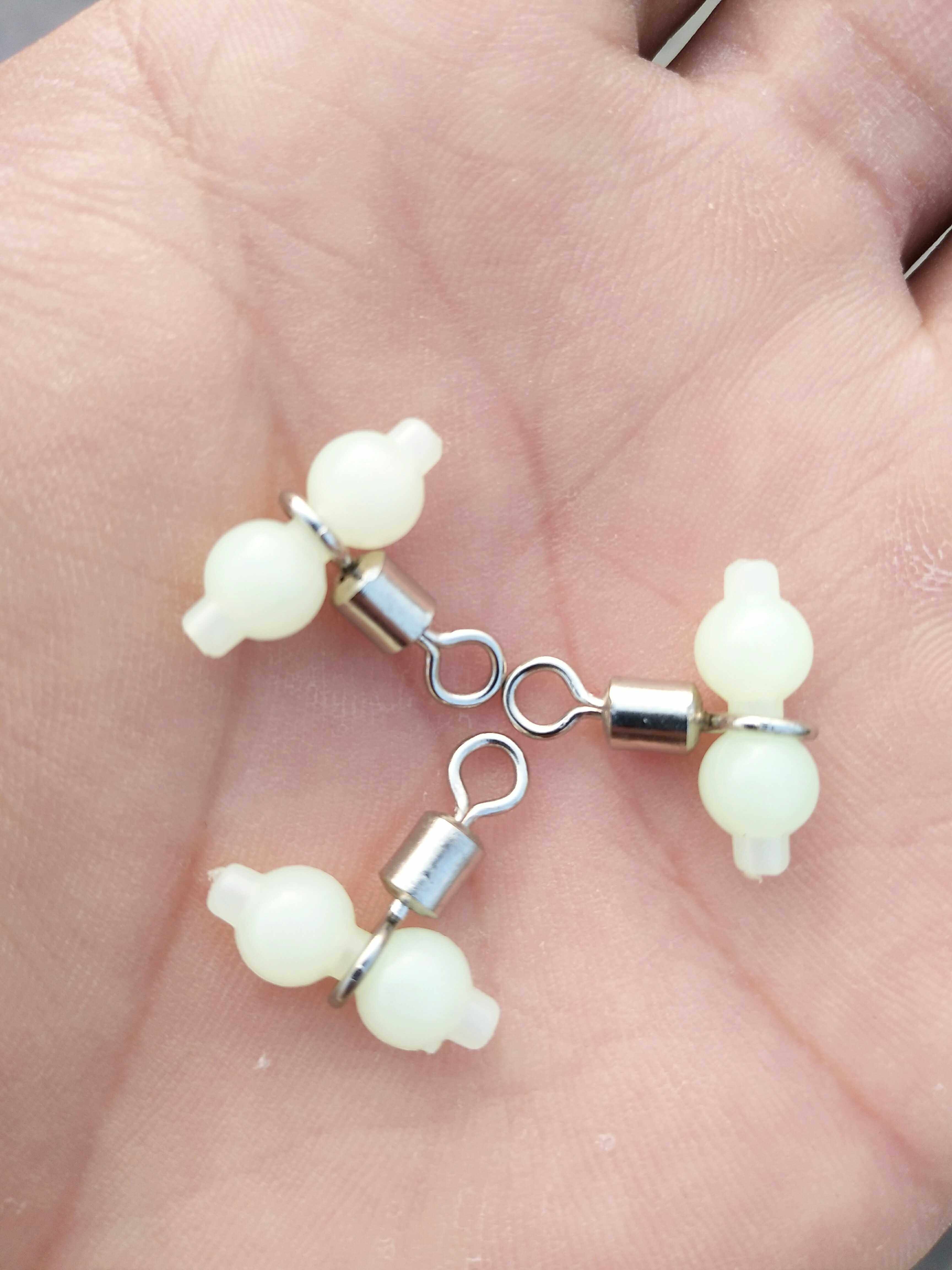 Night Light Gourd Sub-Hook Extension Cord Eight-Word Ring Sea Fishing Boat Fishing String Hook Balance Transfer Ring Fishing Gear Fishing small accessories