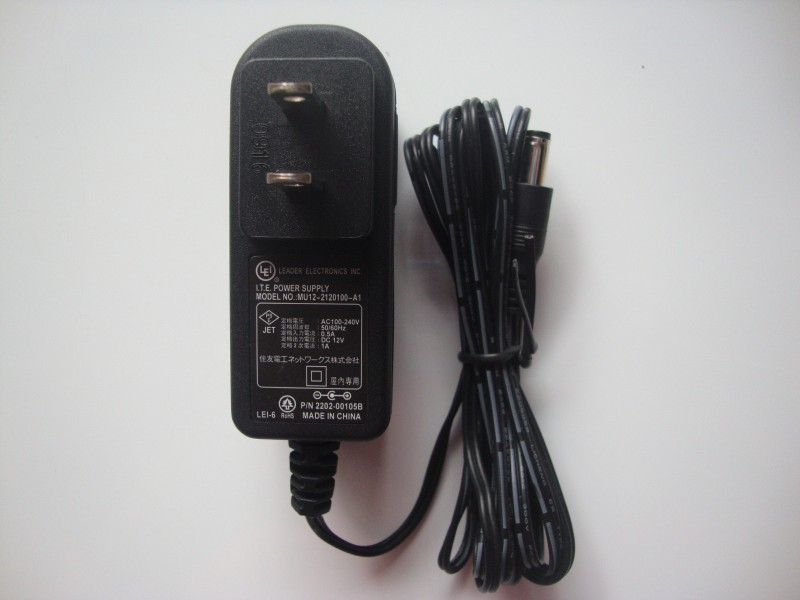 Original Lide LEI 12V1A power adapter monitoring cat router 5 5*2 5MM