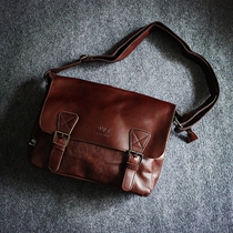 Korean new mens bag retro buckle shoulder bag mens cross bag student schoolbag trend Street bag
