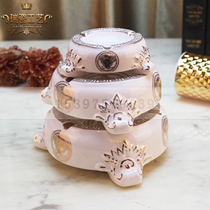 ktv ceramic table supplies high-end clubhouse decorative ashtray Sizhe high temperature ashtray custom logo customization