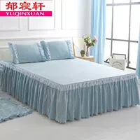 giường châu Âu bông rắn một mảnh váy đồng bằng 1.5m1.8 chúa ren m 2,0 m Simmons tay - Váy Petti váy giường khách sạn