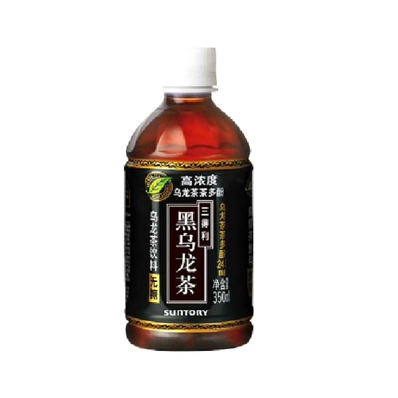 【天猫超市】SUNTORY/三得利 黑乌龙茶（无糖）350ml    茶水饮料