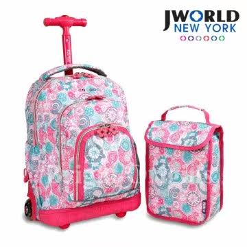 JWorld 拉杆/後背两用书包旅行箱台湾官网直邮进口