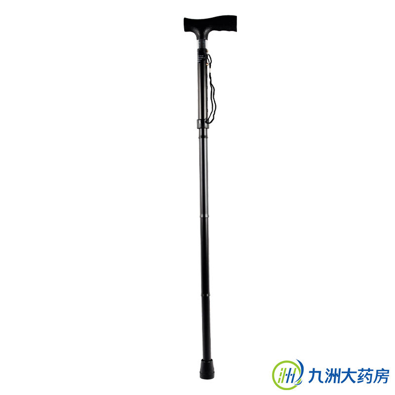 鱼跃高档铝合金可折叠拐杖YU831 老年拐杖 老人助行器 可调节手杖