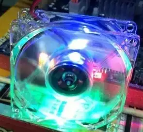 8CM four-color lamp cooling fan 12cm four-color lamp fan Color lamp cooling fan Main shell cooling fan