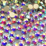 Ногтевая плоская бриллиант белый ab бриллиант имитация олимпийская бутика красочная страза