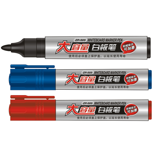 Inkable large capacity water-based whiteboard pen Easy to erase office writing Children's drawing practice Environmental protection dust-free pen