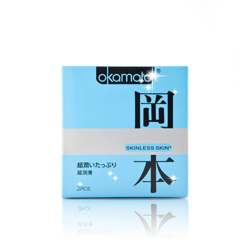 冈本超润滑3只装避孕套 超薄G点高潮安全套 成人情趣计生用品