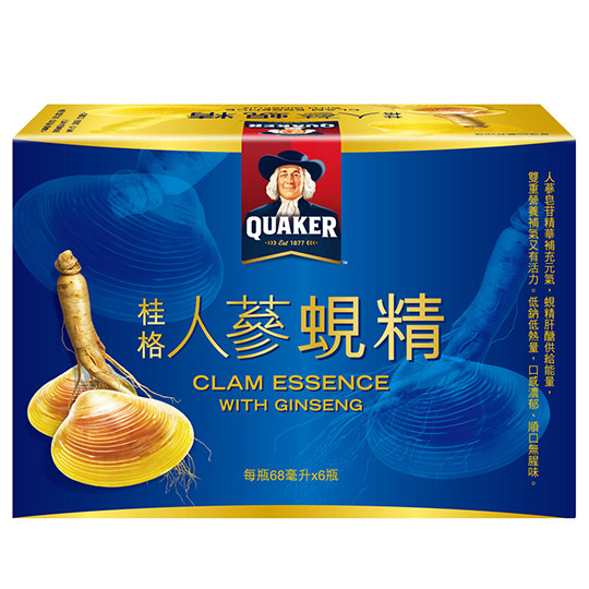 台湾官网直邮进口《桂格》人蔘蚬精(68ml*6入)