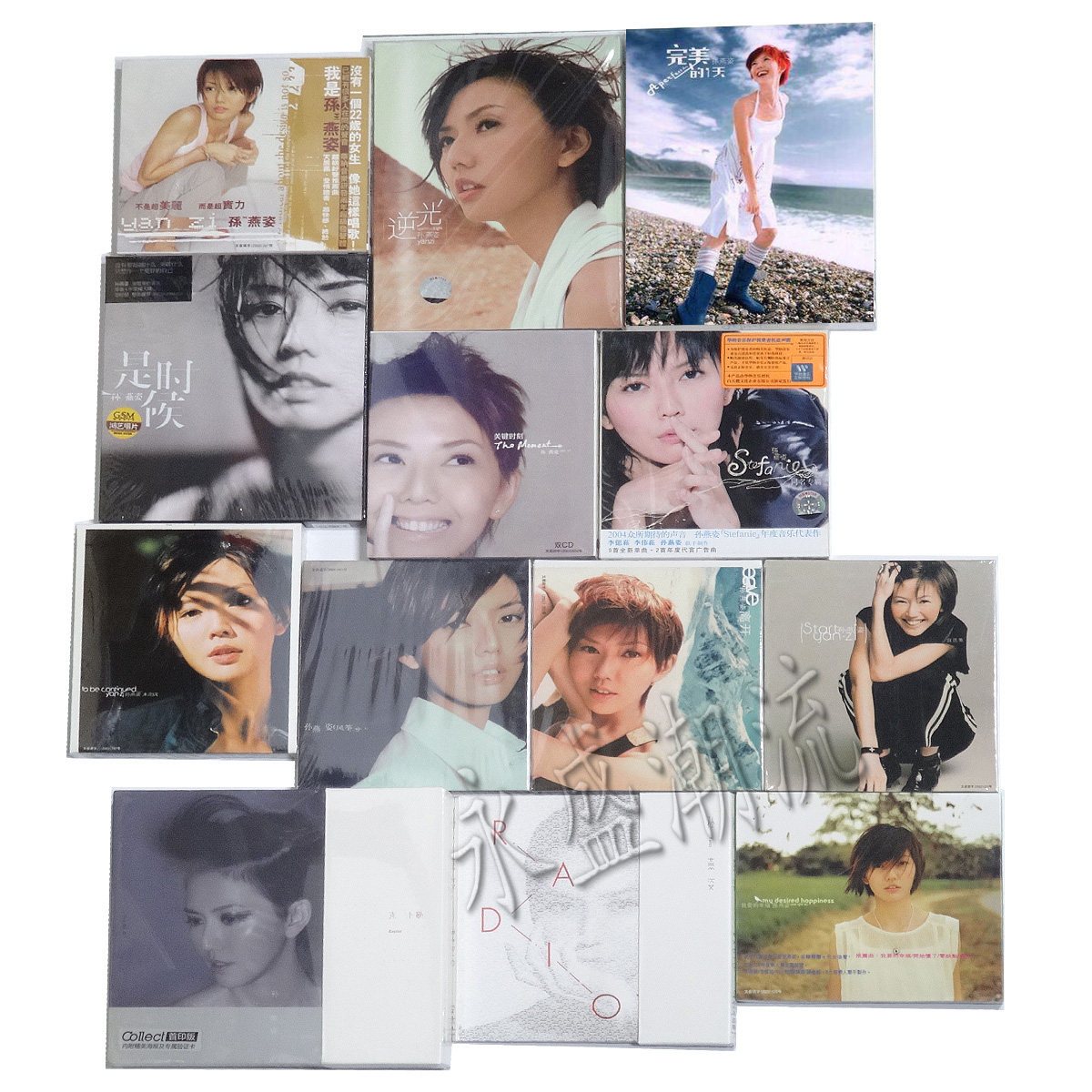 正版包邮 孙燕姿13张专辑套装全集 逆光+完美的一天 14CD+1DVD