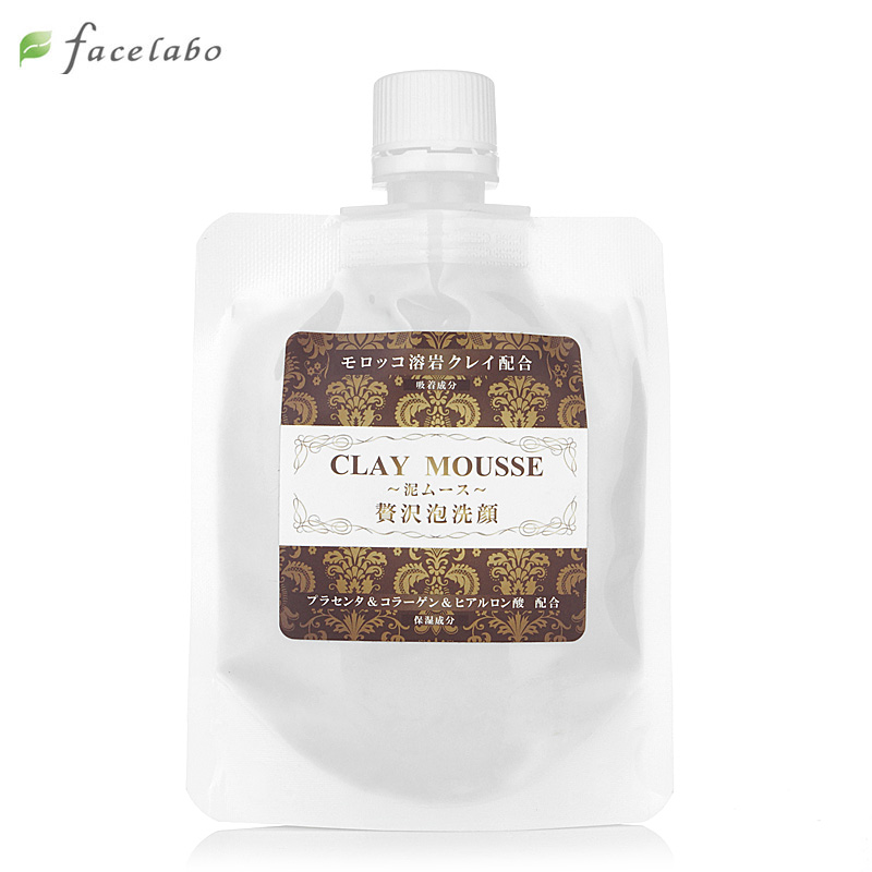 CLAY MOUSSE日本进口补水保湿去黑头深层清洁泡沫洗面奶洁面乳
