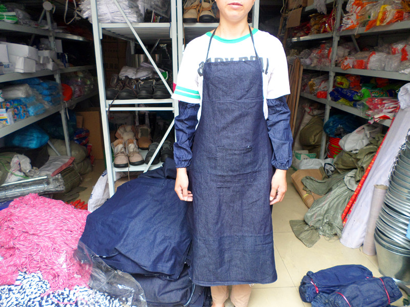 Cowboy Apron Sleeve Work Apron Sket Anti - stain Apron Factory Special Apron Set