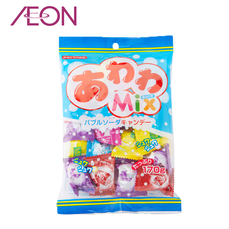 【AEON】川口製菓 混合果汽水什锦糖 4种口味170g