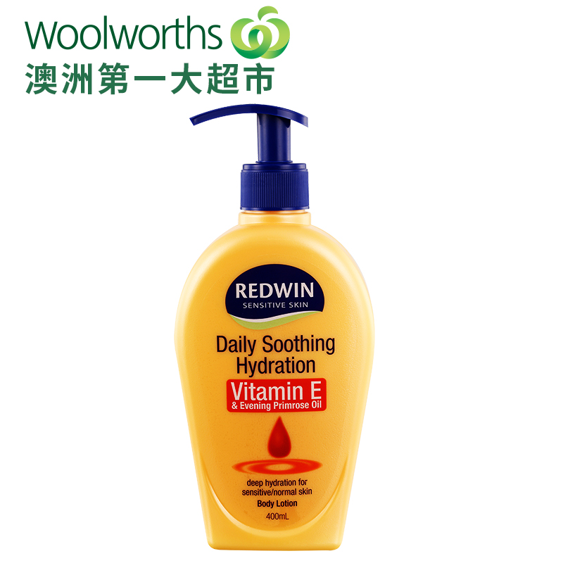 redwin维生素E月见草油身体乳400毫升 woolworths澳洲原装进口