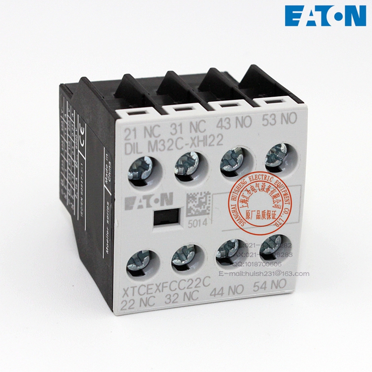 EATON EATON MOELLER Contactor Auxiliary Joint DILM32C-XHI22 XTCEXFCC22C