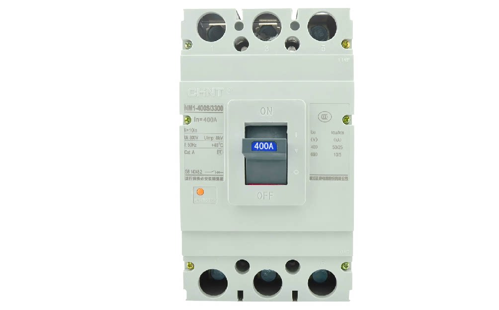 Circuit breaker NM1-400S 3300 350A350A315A250A225A does not match copper row