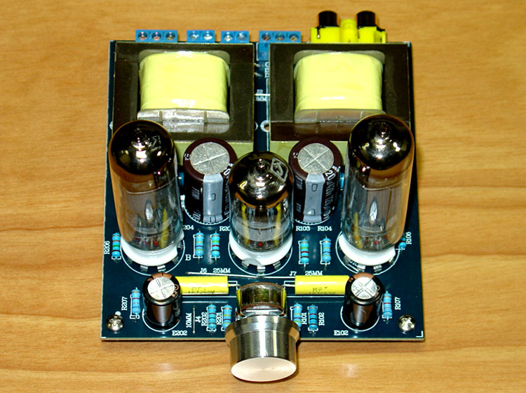 6N1 or 6N2 push 6P1 vacuum tube single-ended class A small bile machine Fever bile machine amplifier board