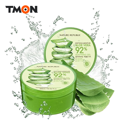 韩国直邮正品 Nature Republic/自然乐园92%芦荟胶*2 镇静修护