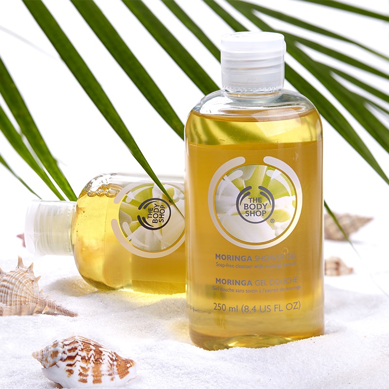 英国THE BODY SHOP 美体小铺 辣木花沐浴露