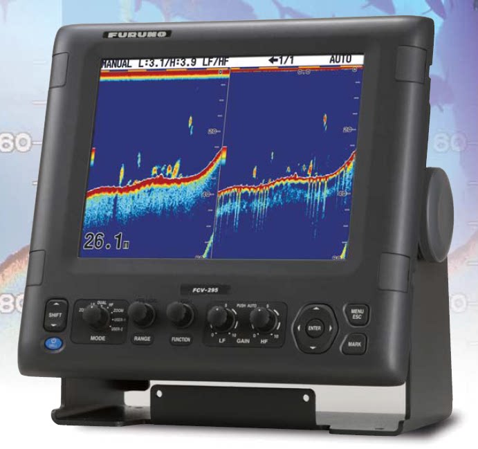 Brand new Japan FURUNO ancient wild FCV-295 10 4-inch marine fisher gauge depth gauge