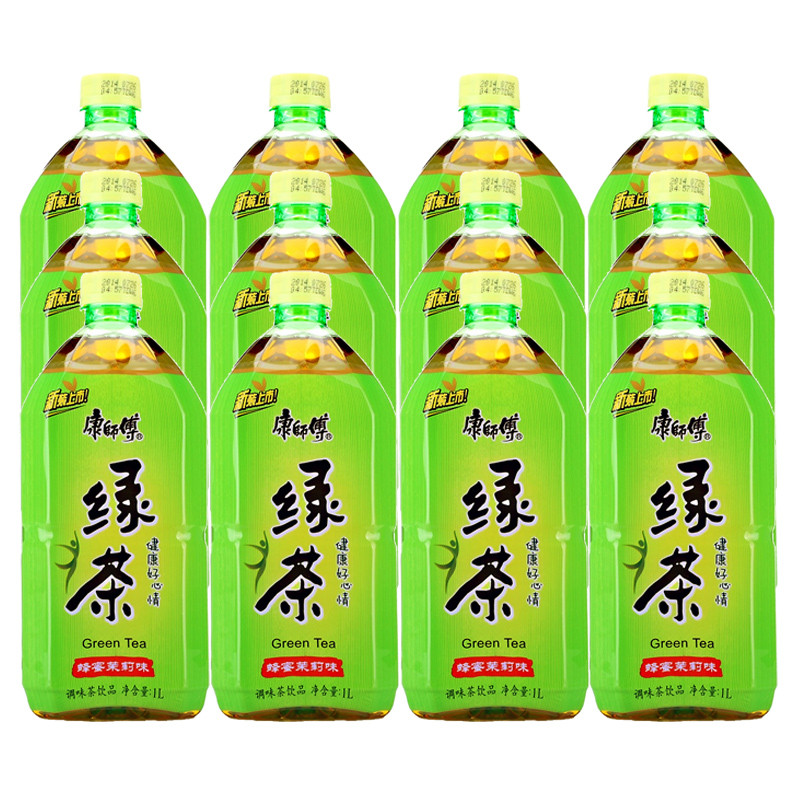 【苏宁易购】康师傅蜂蜜绿茶1L*12(整箱)