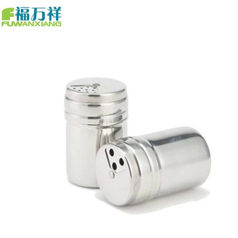 Fuwanxiang stainless steel barbecue seasoning bottle seasoning bottle seasoning jar seasoning jar kitchen seasoning box salt shaker