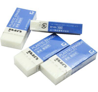 Japan UNI-ball Mitsubishi direct sales eraser EP-60 105 white clean affairs drawing set crumb pencil eraser