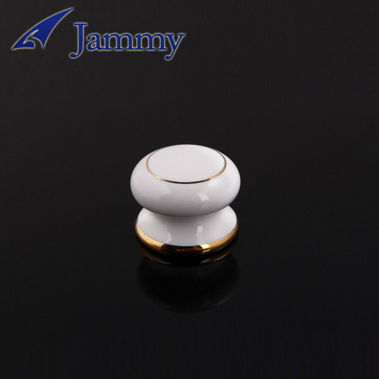 American European-style wardrobe door imitation ancient ceramic handle drawer handle modern minimalist overall cabinet pure white handle 010