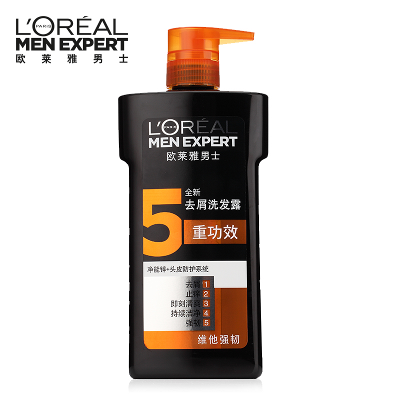 L'OREAL 欧莱雅男士维他强韧清爽洁净止痒洗发水700ml 官方正品