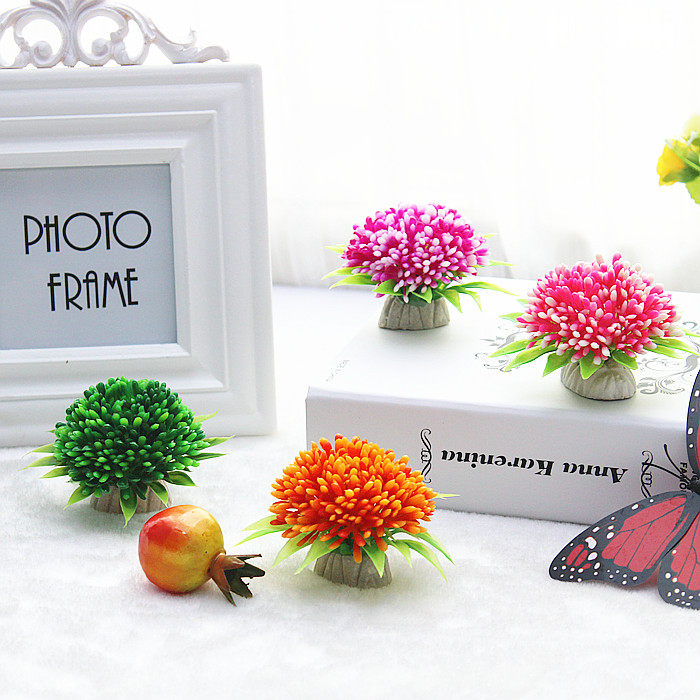 Simulated water simulation plant fake flower plastic aquarium aquarium box decoration water simulation flower