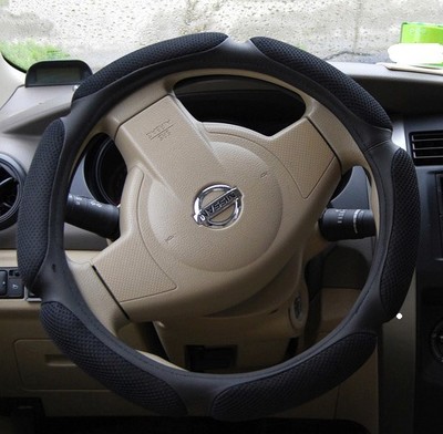 Wholesale 3D Steering Wheel Cover Sandwich Steering Wheel Cover Breathable Steering Wheel Cover Anti-slip Anti-Sweat Four Seasons Universal Vehicle