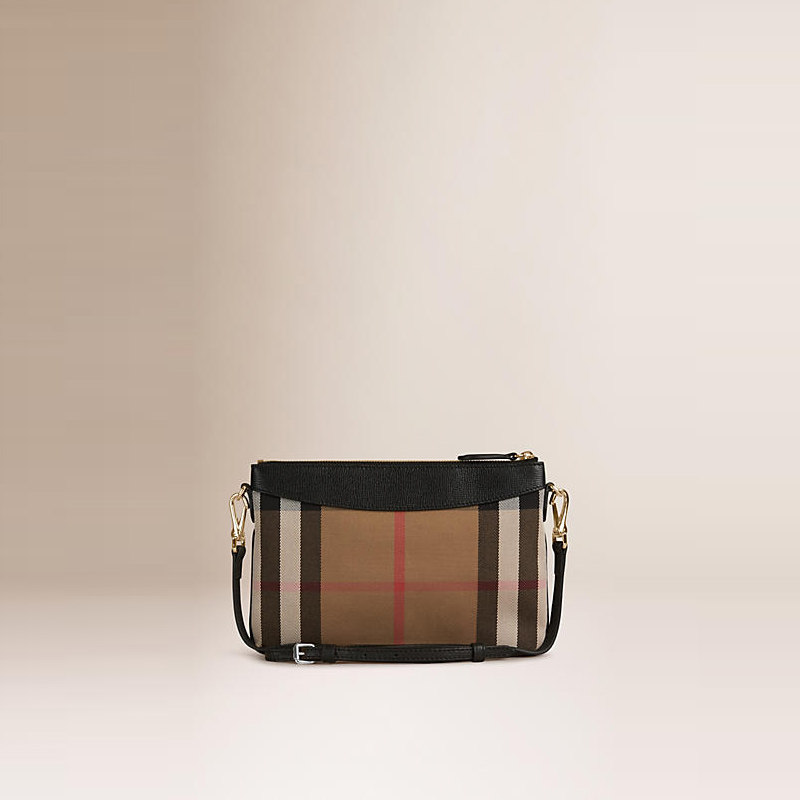 BURBERRY/博柏利House Check 格纹皮革手拿包 39753761