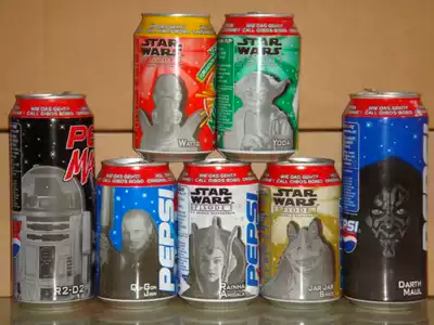 German Pepsi-Cola Star Wars Star Wars prequel a limited set of cans