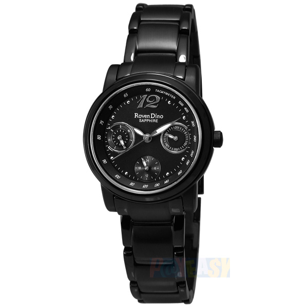 台湾官网直邮进口罗梵迪诺 Roven Dino / RD700 细致奢华三环镀黑