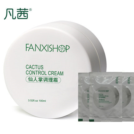 凡茜仙人掌调理霜100ml面部按摩膏平衡水油深层清洁去黑头去角质
