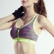 [79 nhân dân tệ 2 miếng] phía trước dây kéo yoga vest đồ lót thể thao nữ nhuộm áo ngực thể dục chống sốc cường độ cao áo lót thể thao Đồ lót thể thao