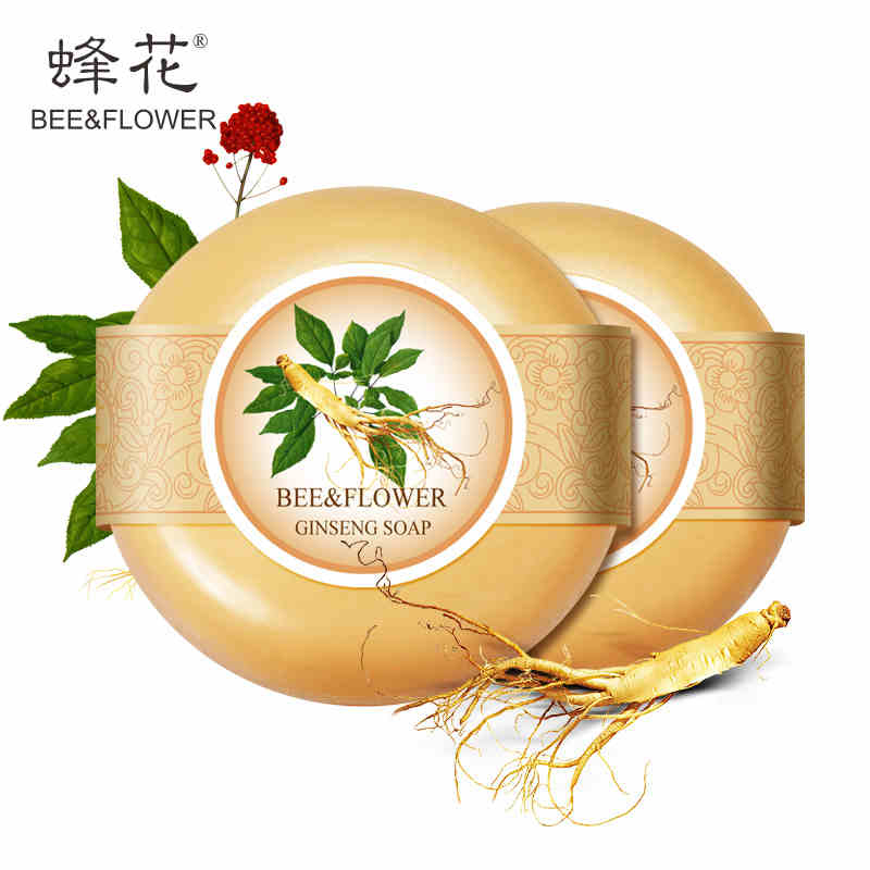 蜂花人参高级洁面皂115g*2块 清洁肌肤滋养护理洗面皂 手工皂